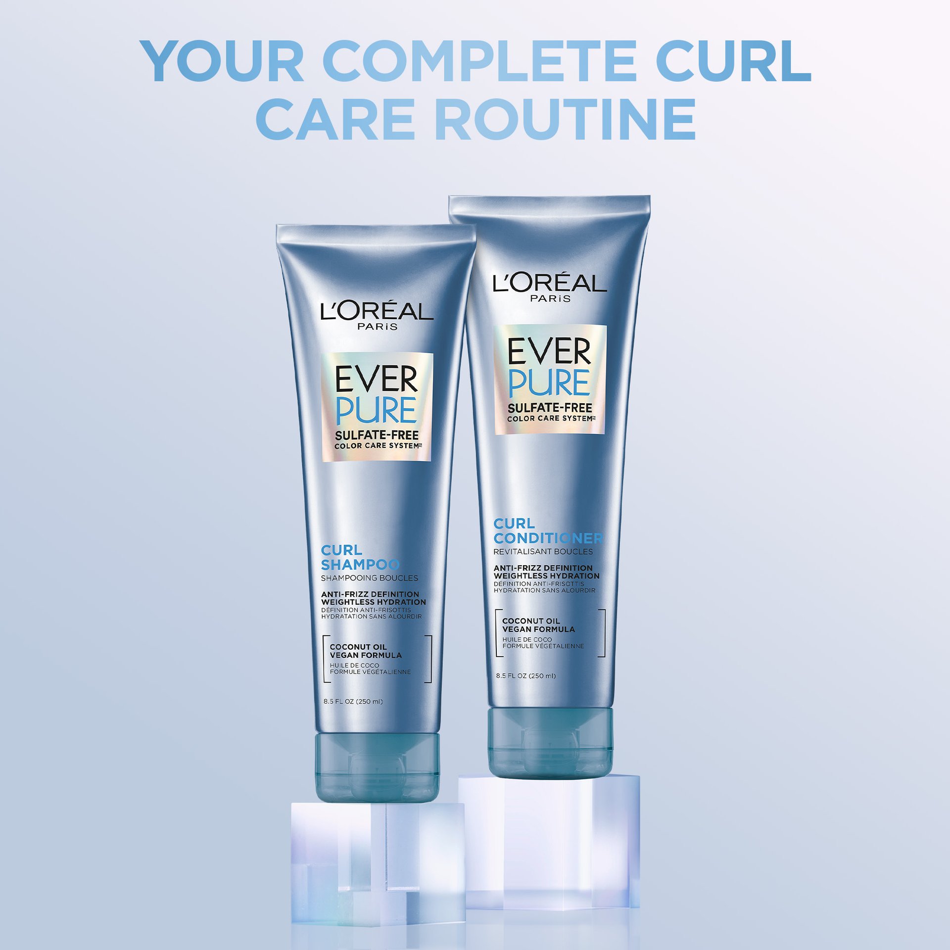 L'Oréal Paris EverPure Sulfate-Free Curl Conditioner, Full Product Range